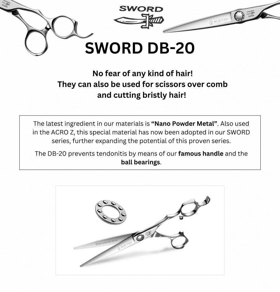 Mizutani Sword DB-20 Pro Hair Scissors