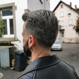 Bild eines männlichen Kurzhaarschnitts | Mizutani Europe Barber Seminar