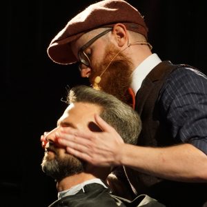 Mizutani Europe Barber Seminar 2019 Live Präsentation eines Haarschnitts
