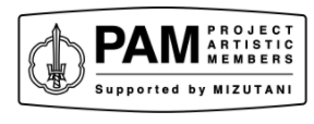 Mizutani PAM Member Logo in negativ