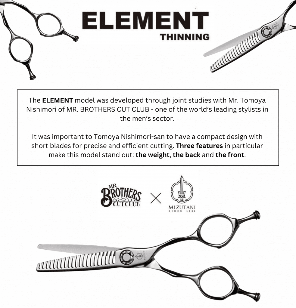 Element Thinning - Mizutani Thinning Scissors Element Thinning - Mizutani Thinning Scissors