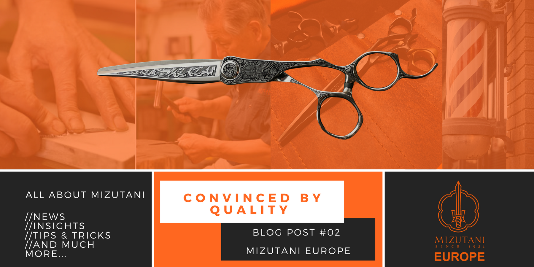 Convinced by Quality Mizutani Europe Blog | Mizutani Engraving 6.7 barber scissors