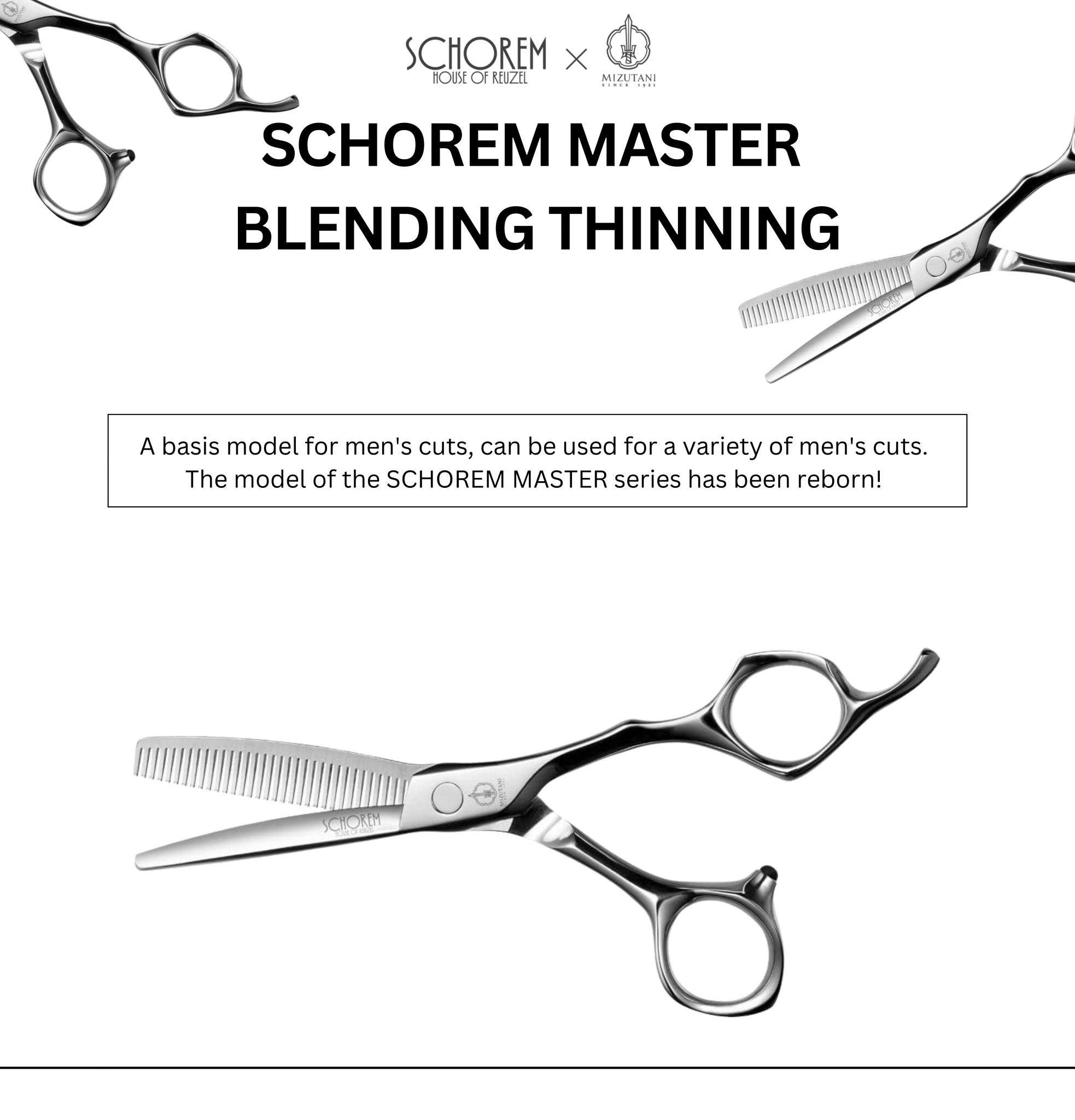 Schorem Master Blending Thinning Mizutani Thinning Scissors