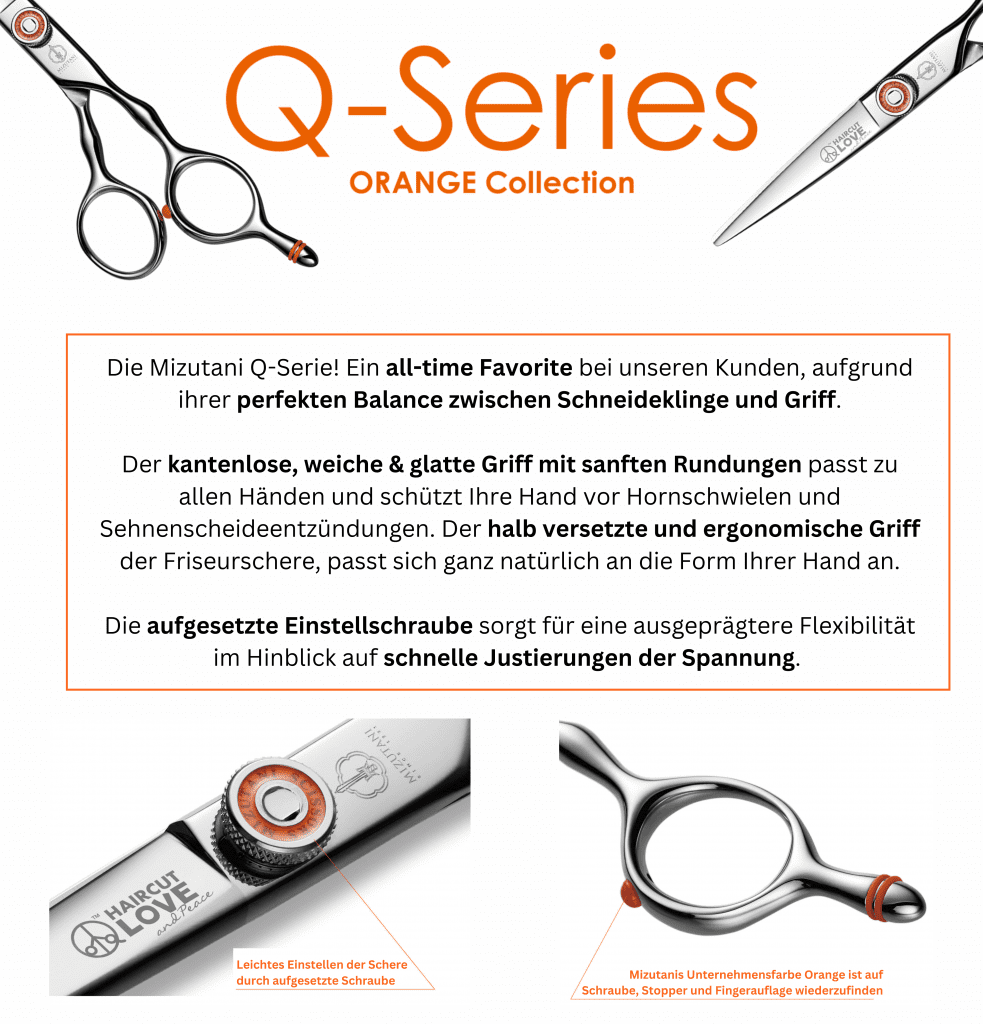 Q-Serie Linkshänder Orange Collection