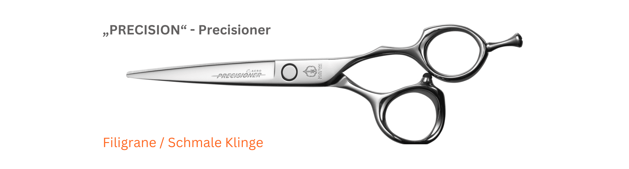 Mizutani Friseurscheren Precisioner Precision Filigrane/ Schmale Klinge